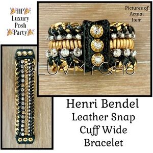 Henri Bendel Leather Cuff Bracelet🎉HP🎉